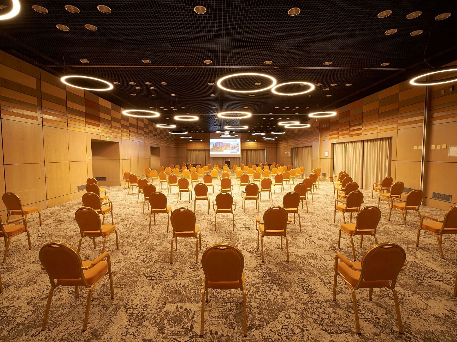 Theater set-up of Europa Ballroom at Ana Hotels Europa