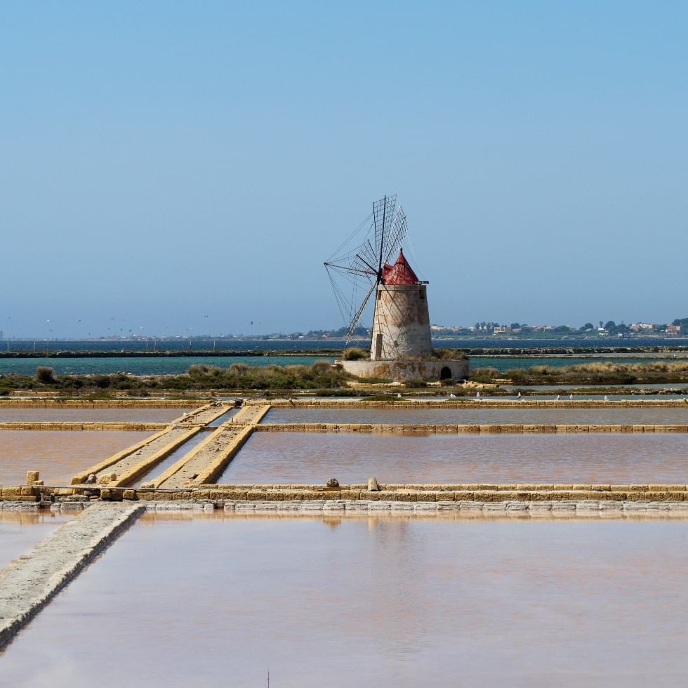 Salt mines at Cagliari near Falkensteiner Hotels and Residences