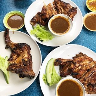 Malaysia port dickson local food ayam bakar station roasted  chi