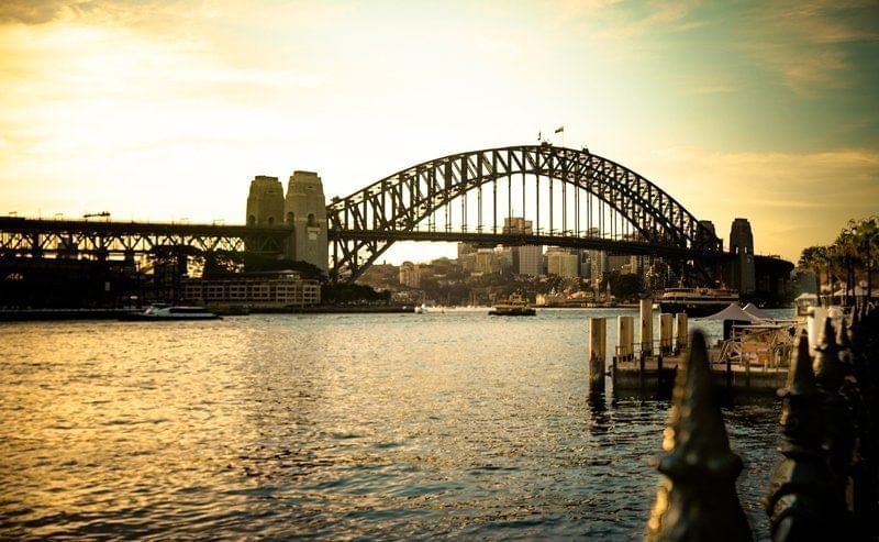 Sydney bridge near Pullman Quay Grand Sydney Harbour