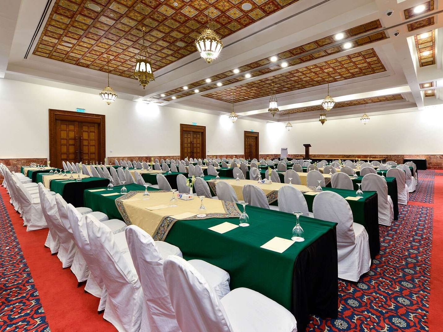 Nazara hall for conferences at Faisalabad Serena Hotel