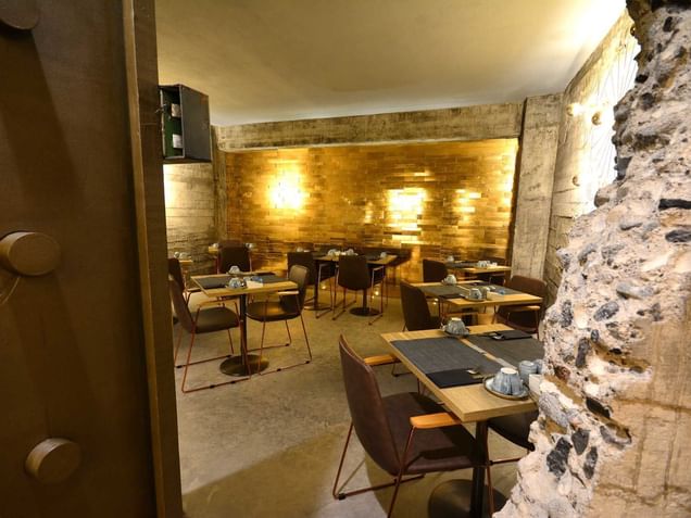 Dining area of Tresor Restaurant at Design Plus Bex Hotel