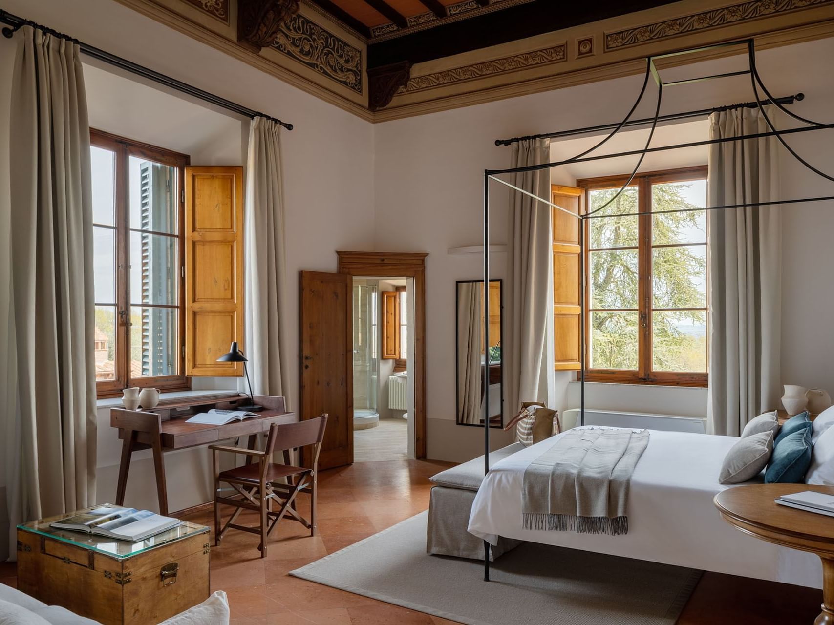 Interior of Villa Deluxe Room at Precise Tale Poggio Alla Sala