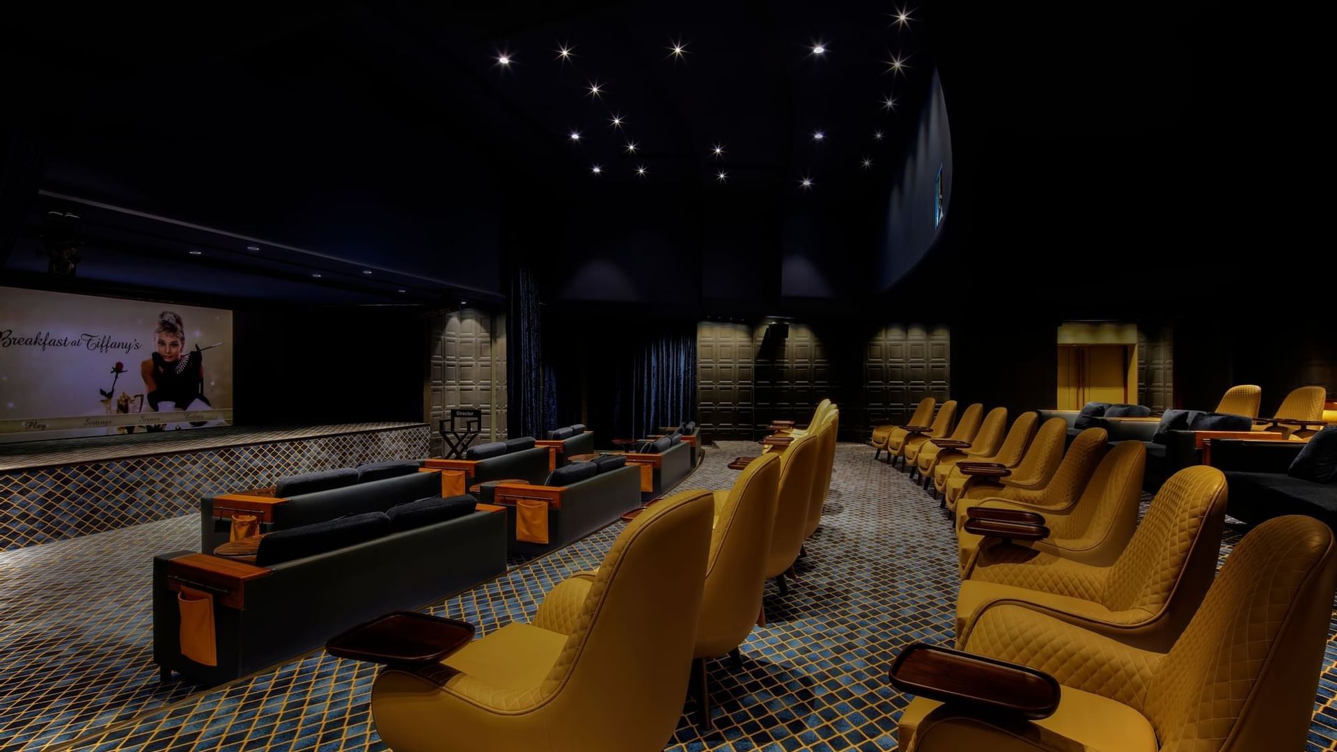Interior of Paramount Screening Room at Paramount Hotel Dubai