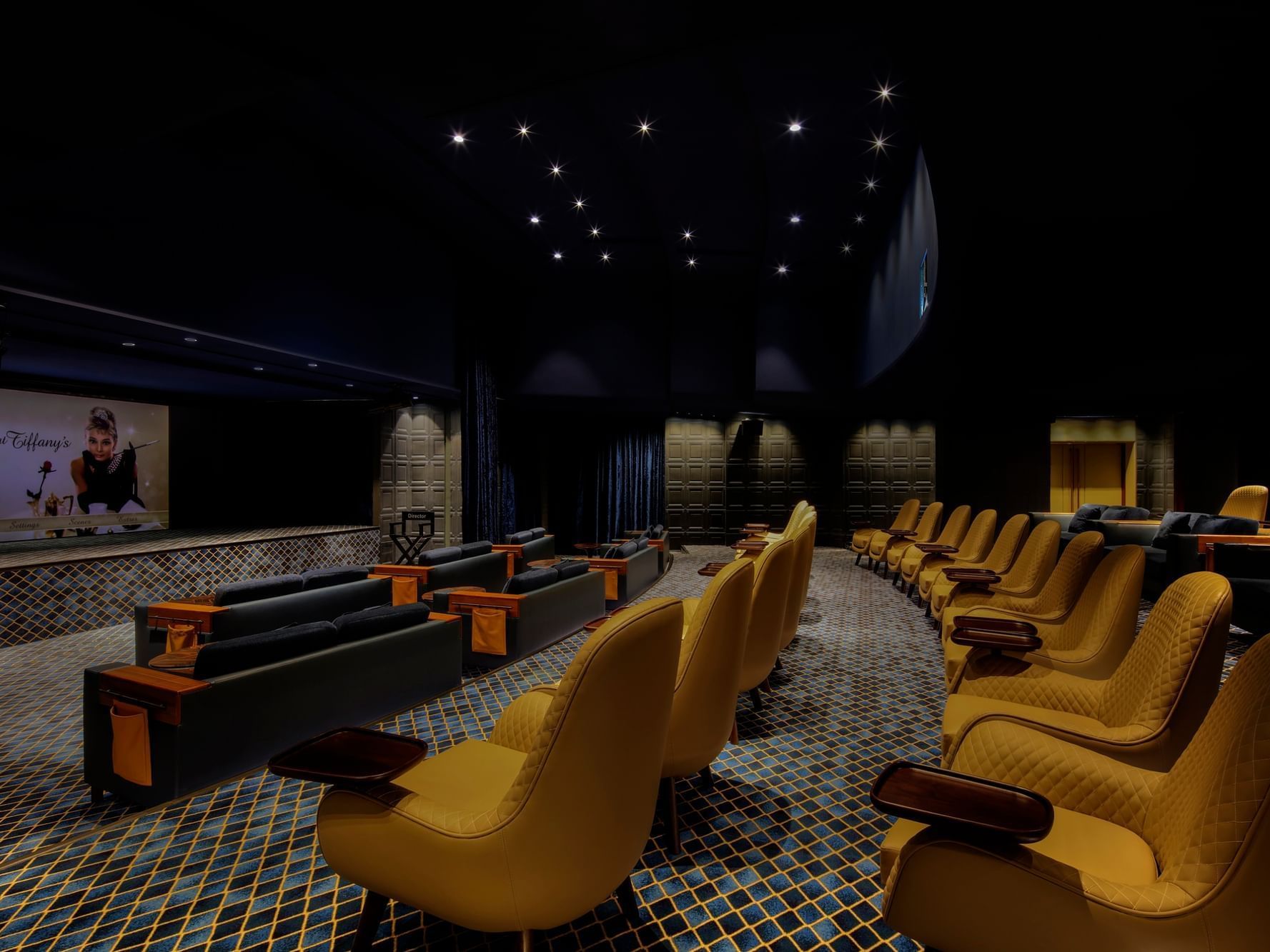 Interior of Paramount Screening Room at Paramount Hotel Dubai