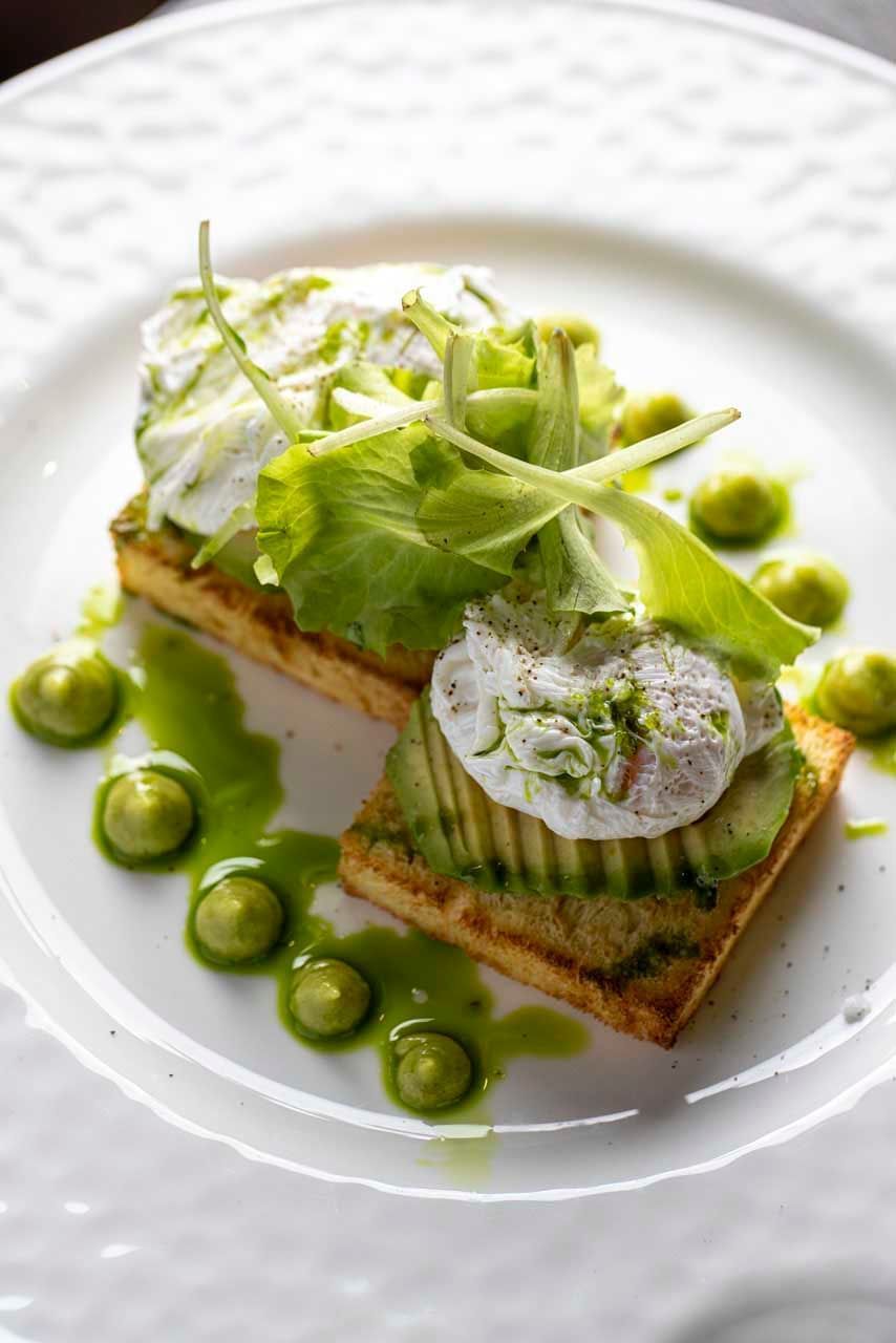 Close-up of a well-prepared dish served in EMME Restaurant at Margutta 19