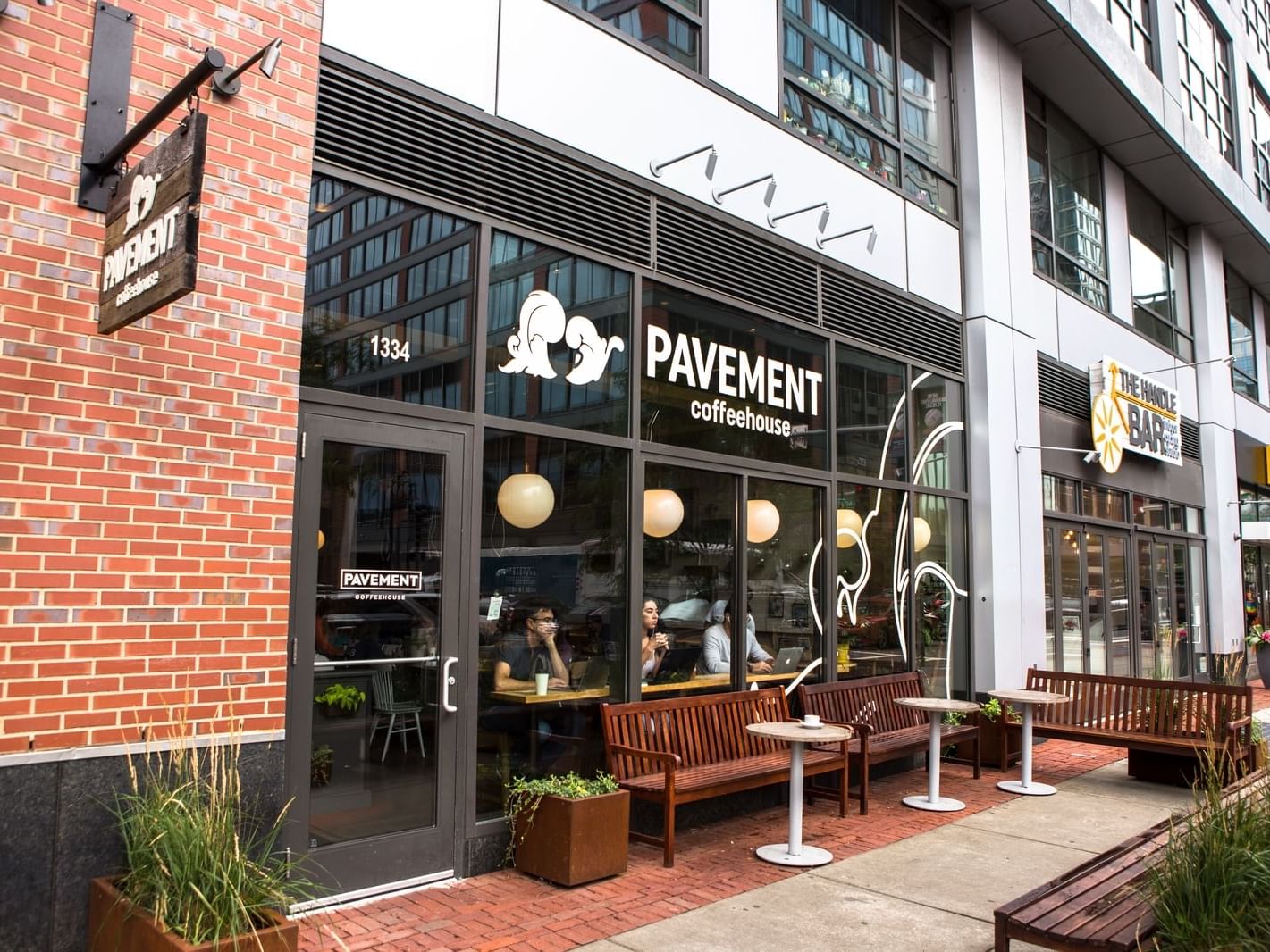 Pavement Coffeehouse Exterior