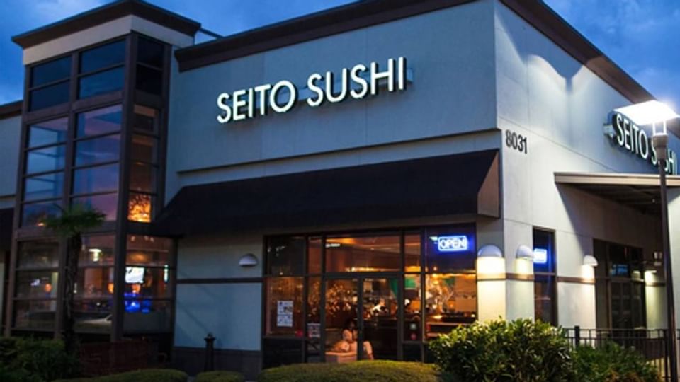 Exterior view of Seito Sushi near Legacy Vacation Resorts