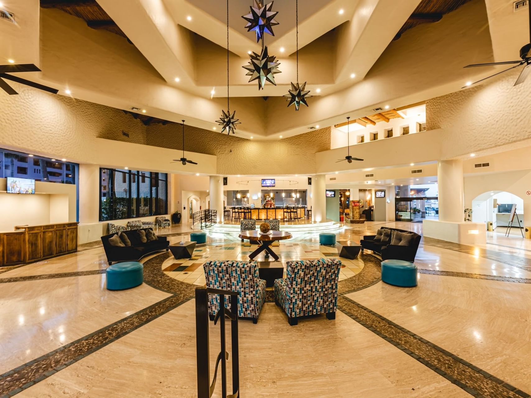 Grand Lobby & lounge area at Peñasco del Sol Hotel