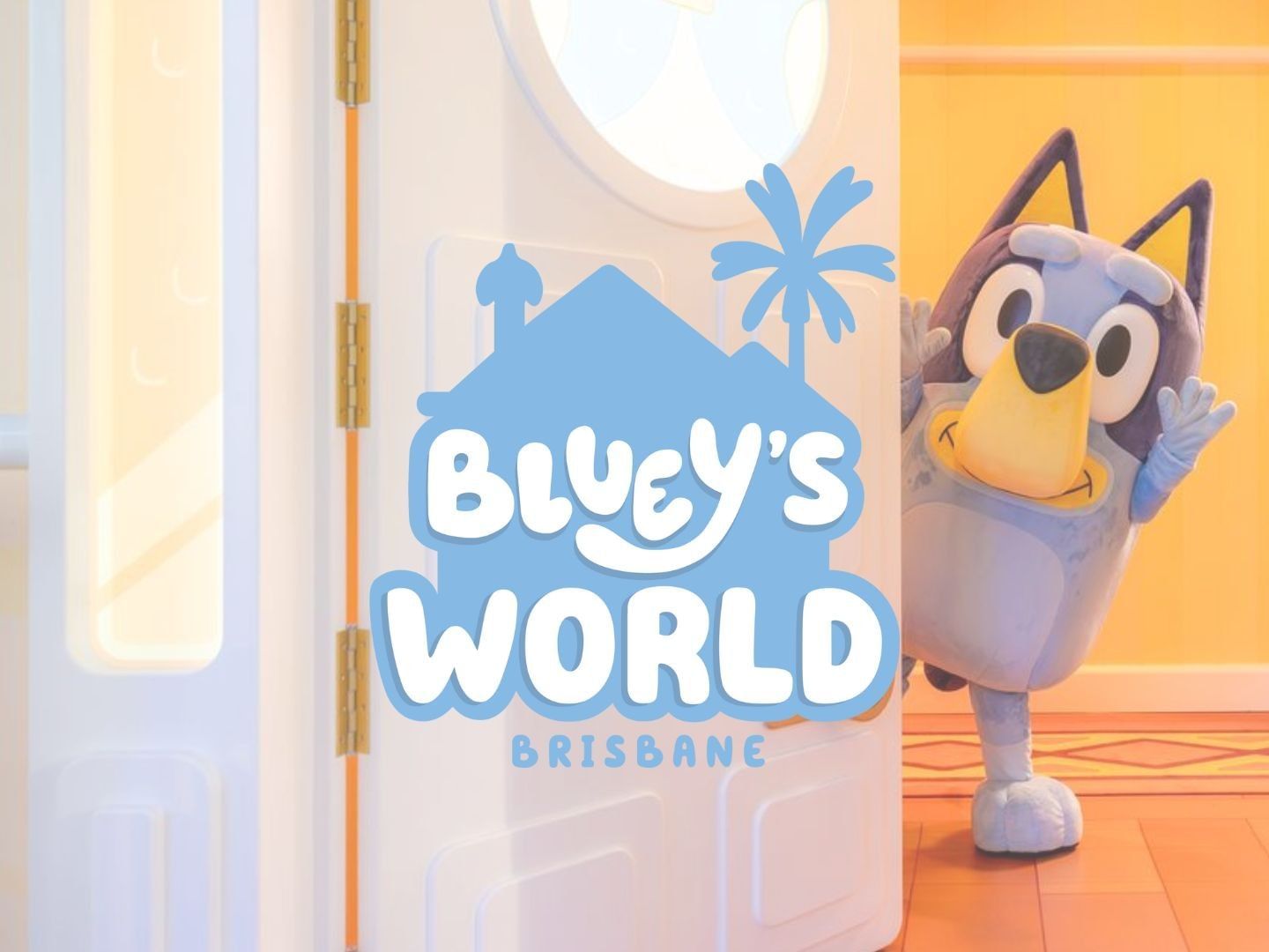 Promotional image for Bluey's World Brisbane, a family attraction located near Amora Brisbane Hotel