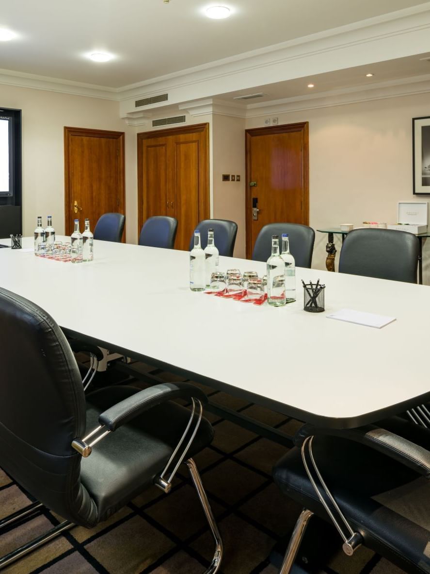 Conference set-up in Westminster venue at Thistle Marble Arch