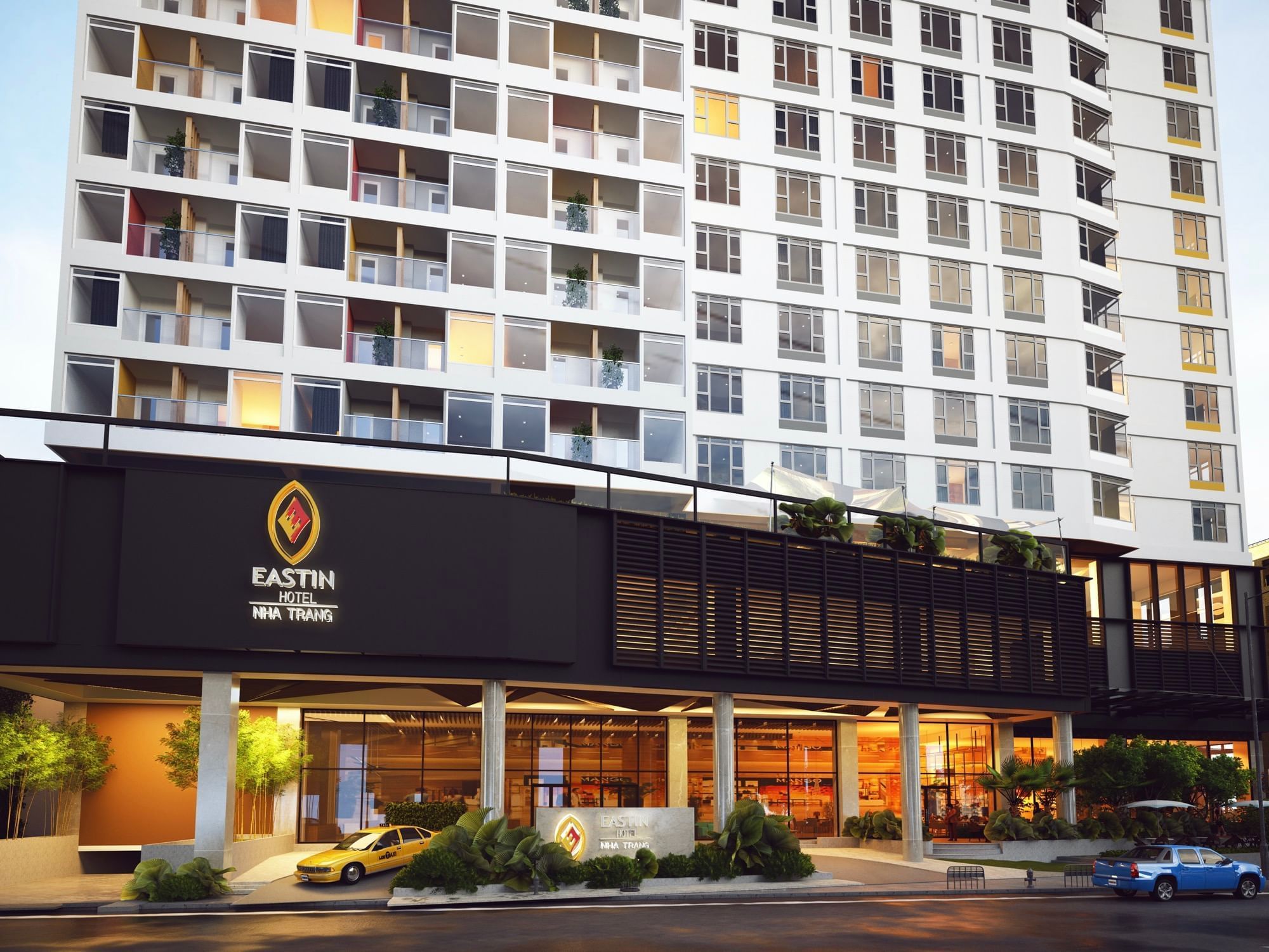 Front exterior view of Eastin Hotel Nha Trang