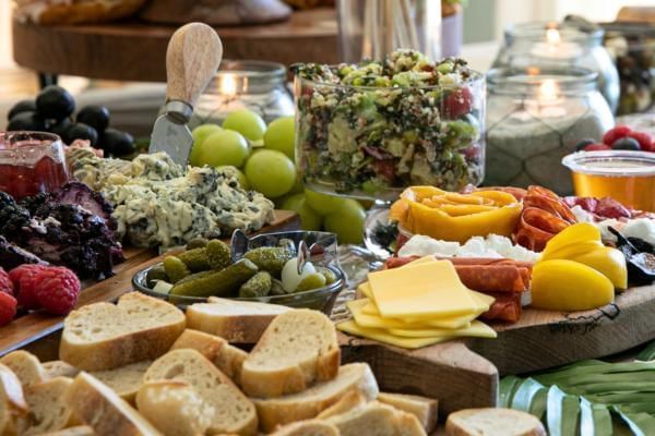 Grazing platter, a great lunch conference food idea