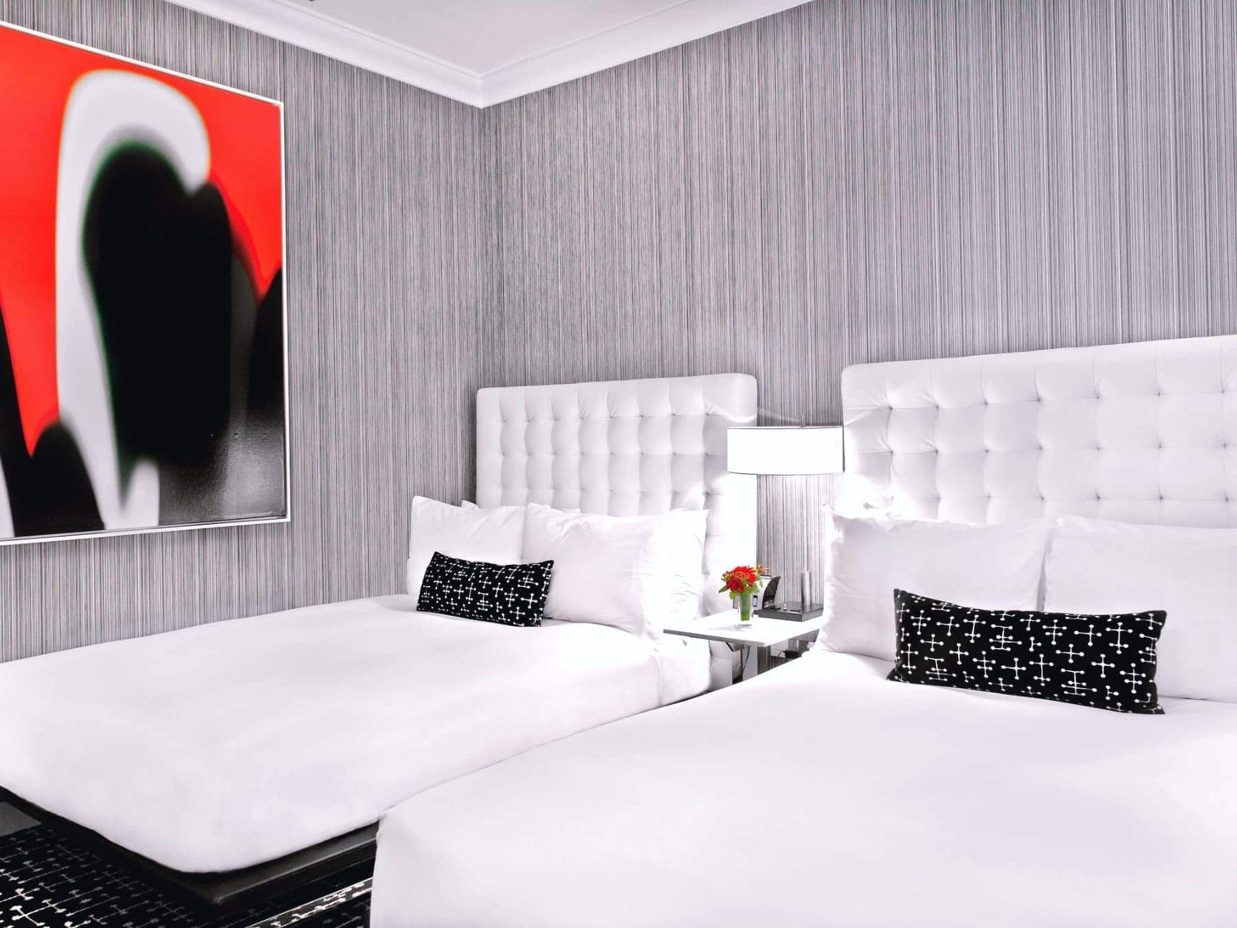 Hotel Room with 2 Beds at Moderne Hotel New York City