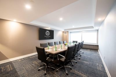 Boardroom with TV & Window The Sutton Place Hotel Halifax