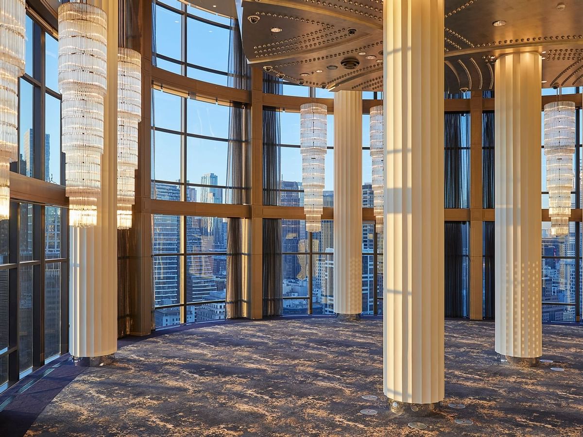 Interior of spacious Horizon Ballroom at Crown Hotel Melbourne