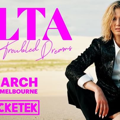 Poster of Delta Goodrem show at Brady Hotels