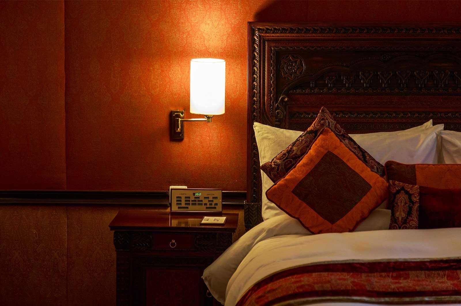 King bed in Presidential Suite at Islamabad Serena Hotel