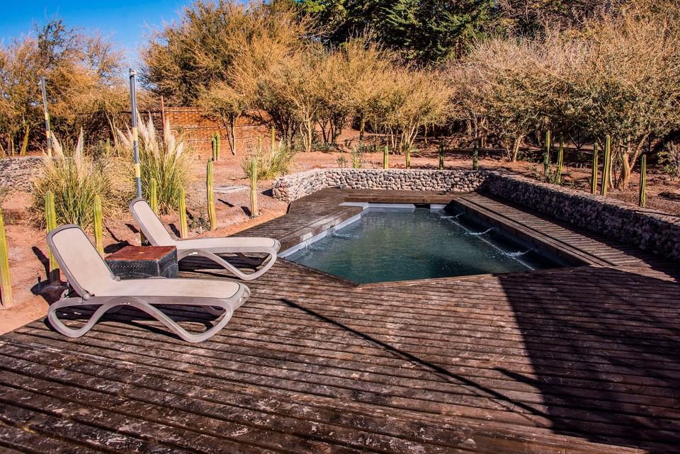 Pool at Hotel Cumbres San Pedro de Atacama in Chile