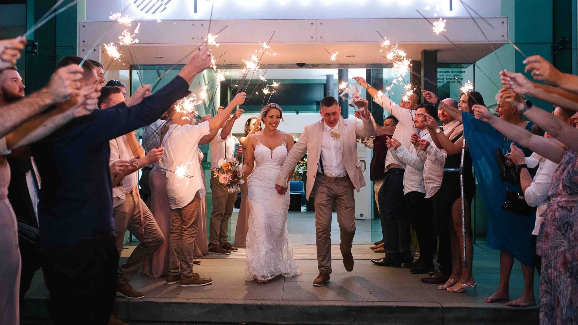 Wedding Exit at Pullman Magenta Shores Resort