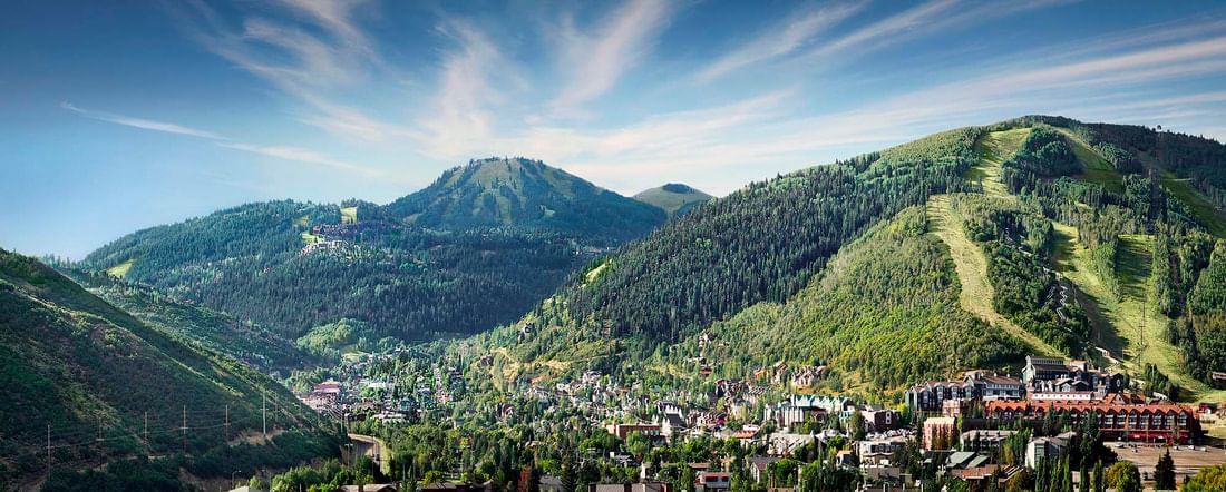 Mountain view of Park City Old Town near The Chateaux Deer Valley