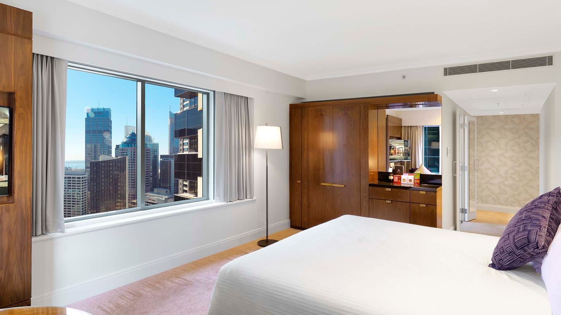Deluxe Corner King Room at Amora Hotel Jamison Sydney