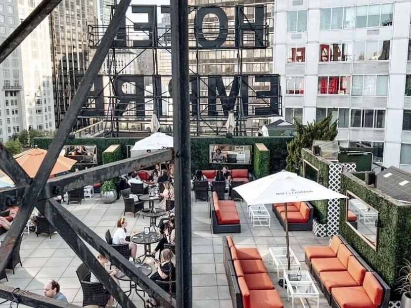 Rooftop Views at the Empire Hotel NYC by @cafenaomi