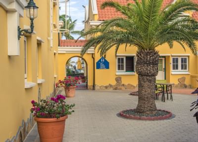 Quiet courtyard in outdoors at Amsterdam Manor Resort