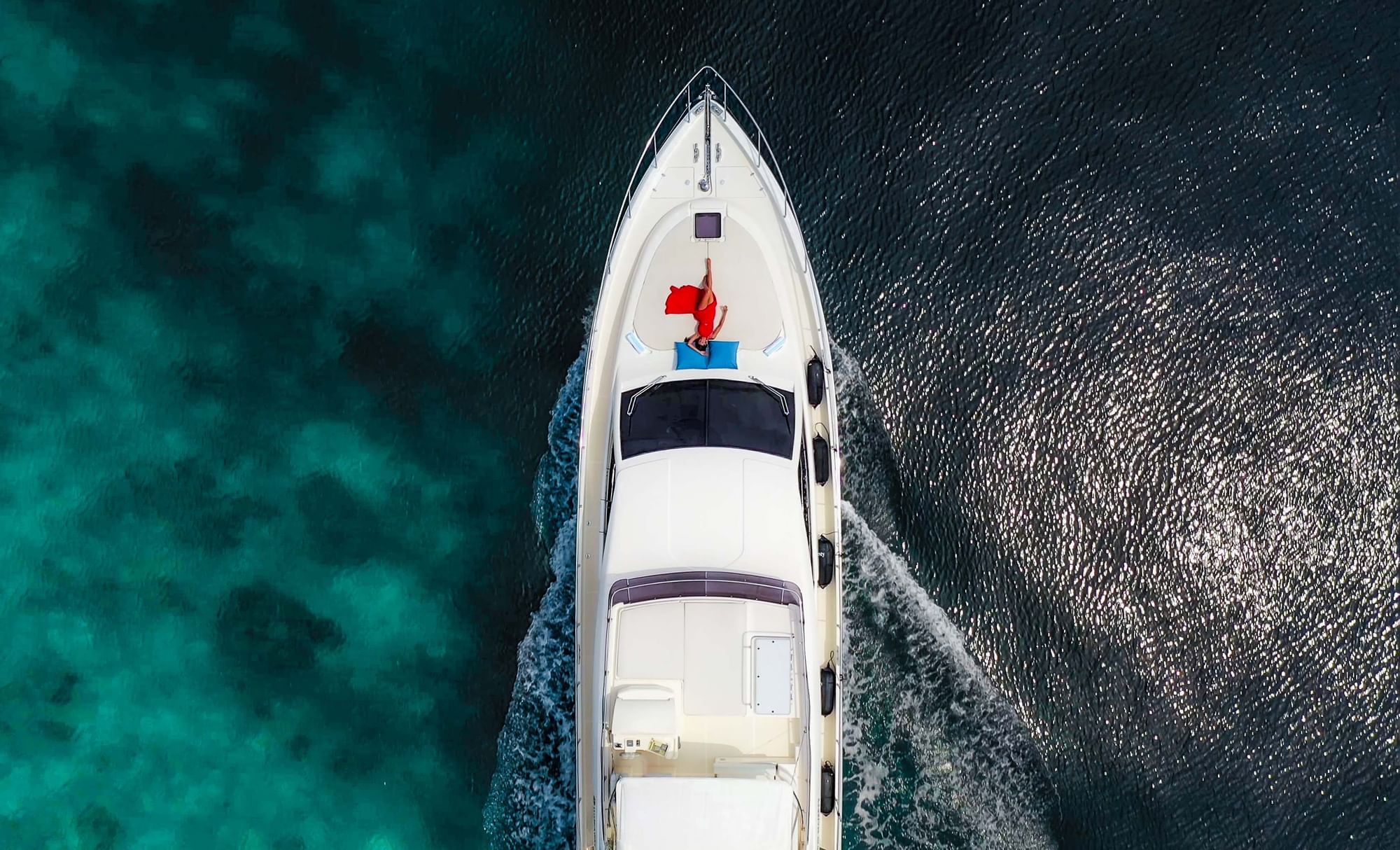 A yacht cruising in the deep blue sea, The Signature Collection