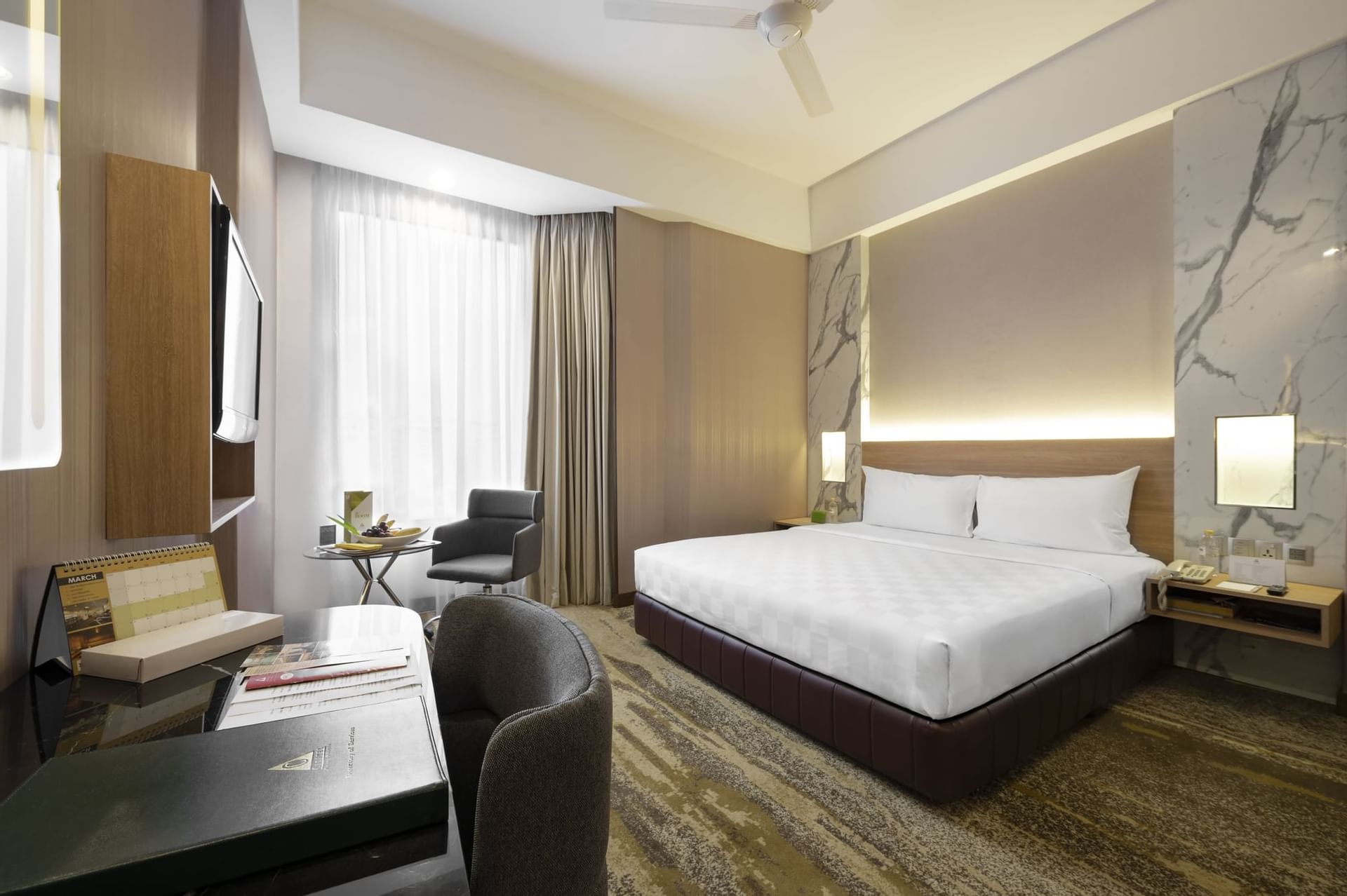 Interior of Deluxe King Room at Cititel Penang Hotel