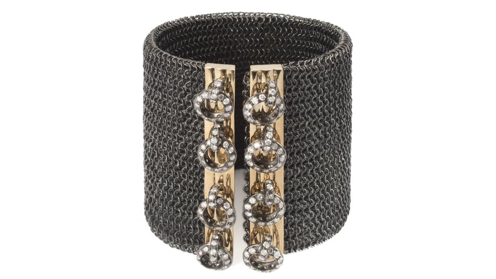 Close-up of a Bracelet display at Rome Luxury Suites