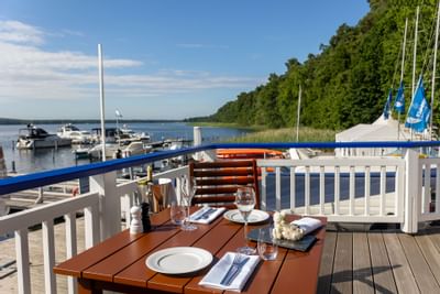 Beautiful view at the Scharmützel Lake