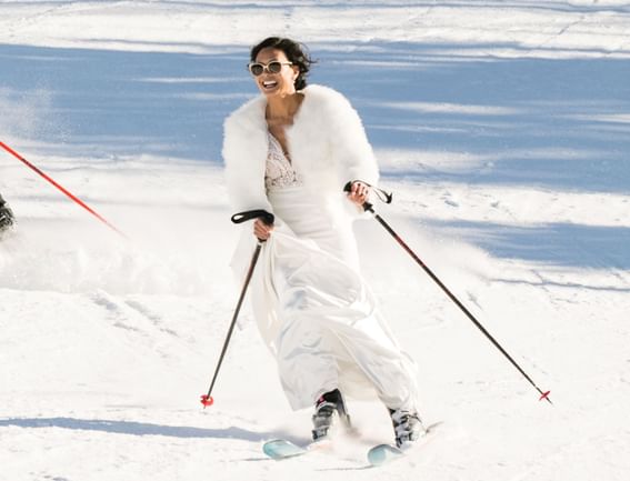 People skiing at our Park City Ski In Ski Out Hotel