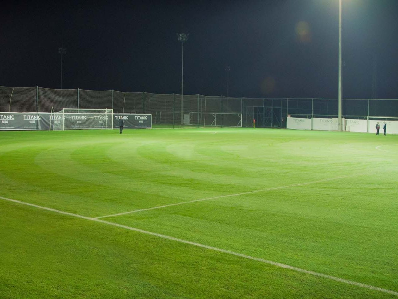 Greenery field sports complex in Lara Sports Center at Titanic Deluxe Lara