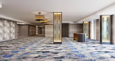 Interior of a ballroom at Sunseeker Resort