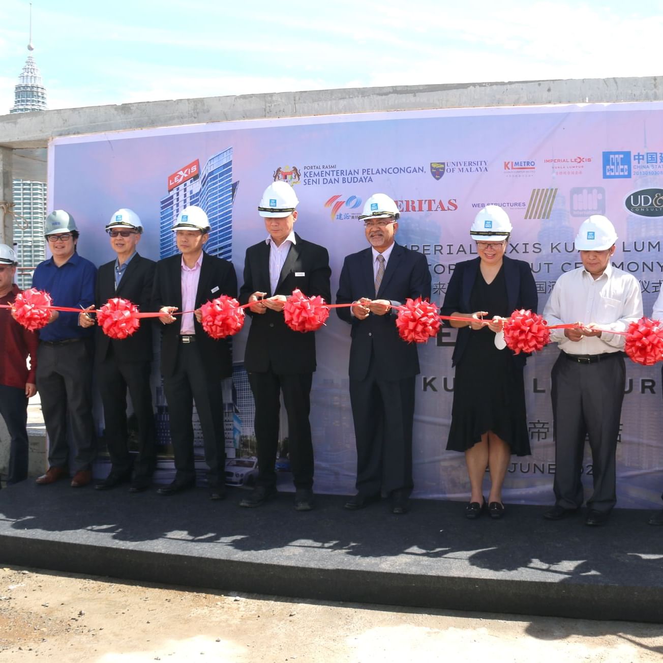 Topping Out Ceremony of Imperial Lexis