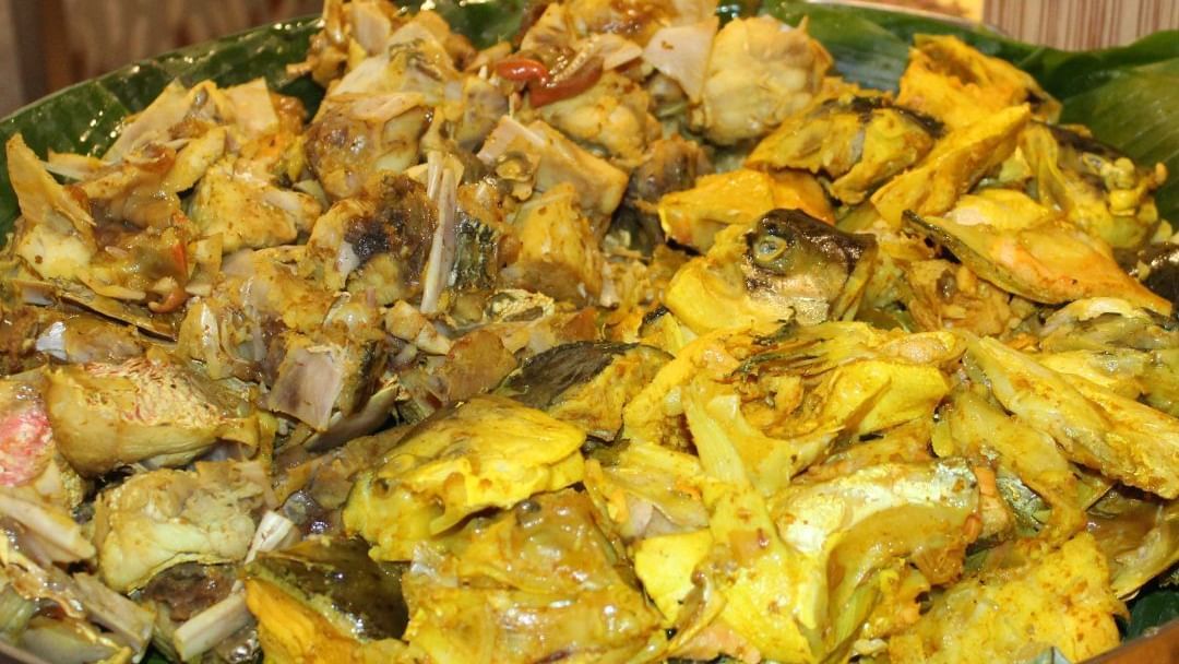 Close-up of a dish served in the Santapan Nusantara Putra buffet at Sunway Putra Hotel