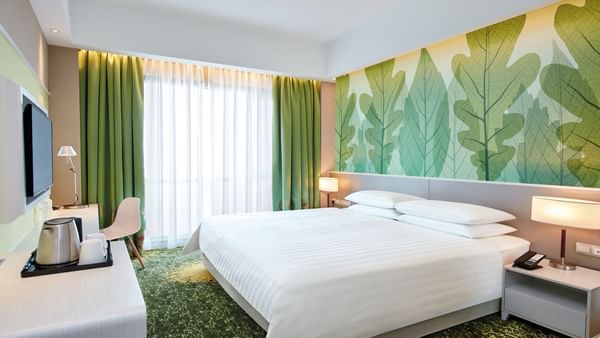 Hollywood King Size bed for Superior Room at Sunway Velocity Hotel Kuala Lumpur
