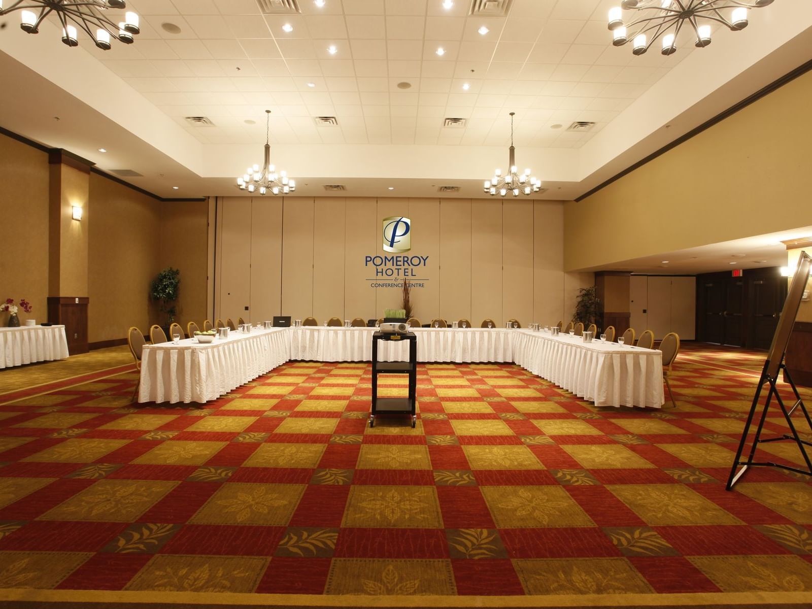 a u-shapped conference table