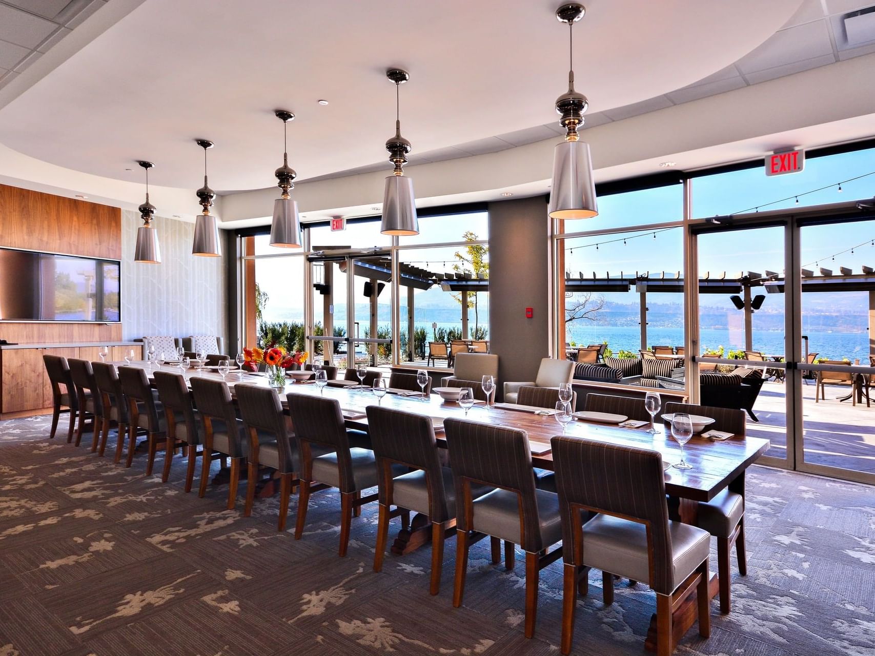 View Room with meeting arrangements at Manteo Resort