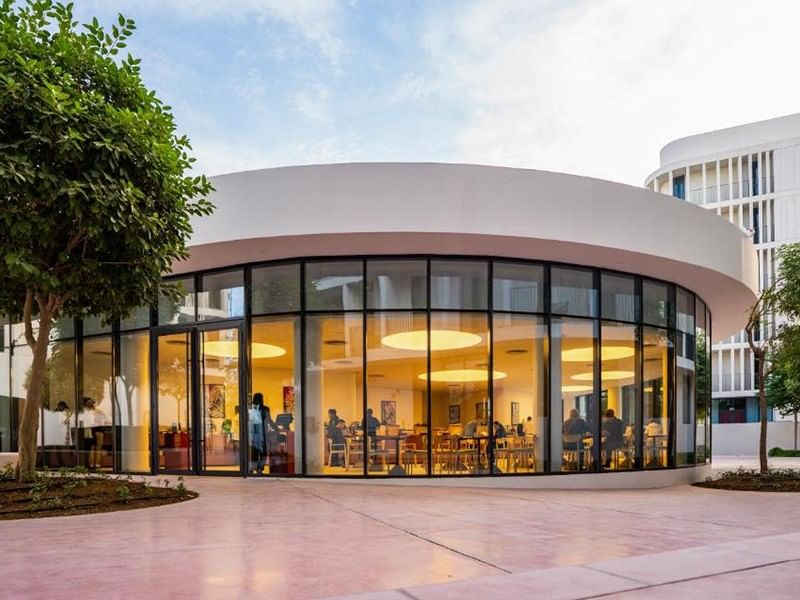 Nest Hotel Cafe Exterior