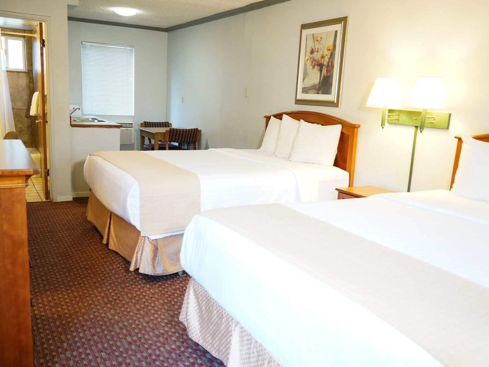 Interior of Two Queen Beds Room at Hotel Buena Vista