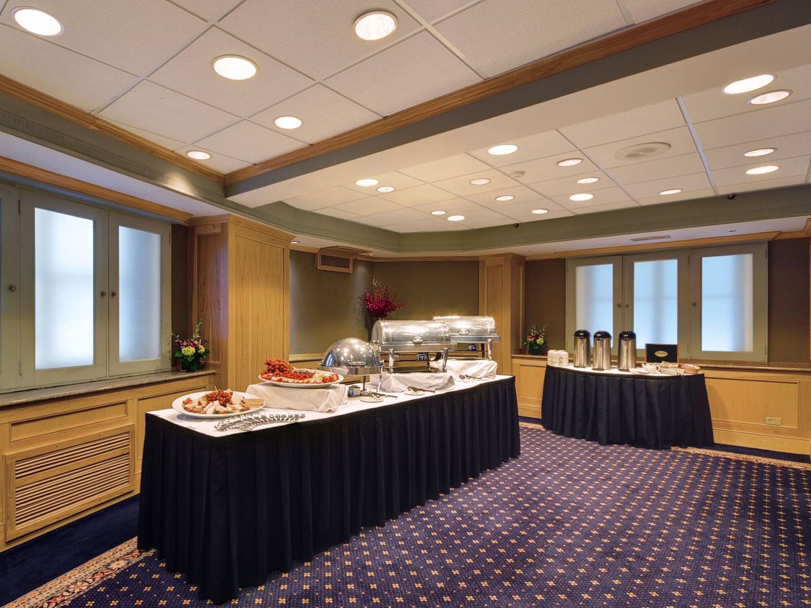 Buffet & refreshments arranged in Plaza at The Whitehall Hotel