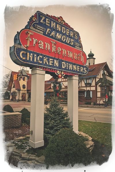 Frankenmuth Zehnder's sign near Marv Herzog Hotel  