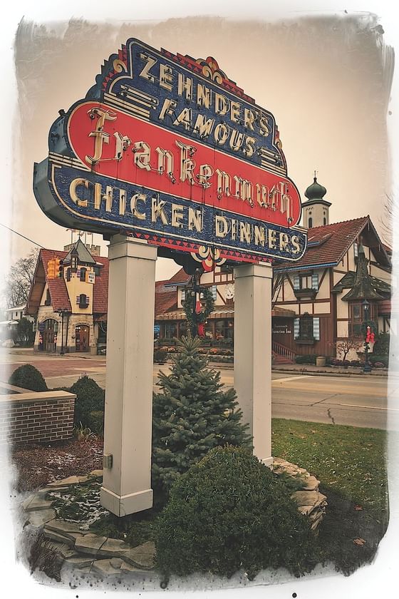 Frankenmuth Zehnder's sign near Marv Herzog Hotel