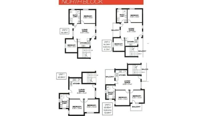 North Block Floor Plans