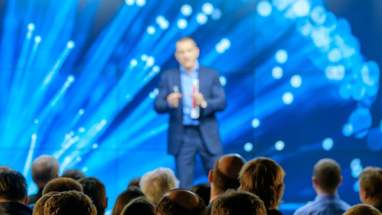 A gentleman presenting in an event  at Village Hotel Solihull