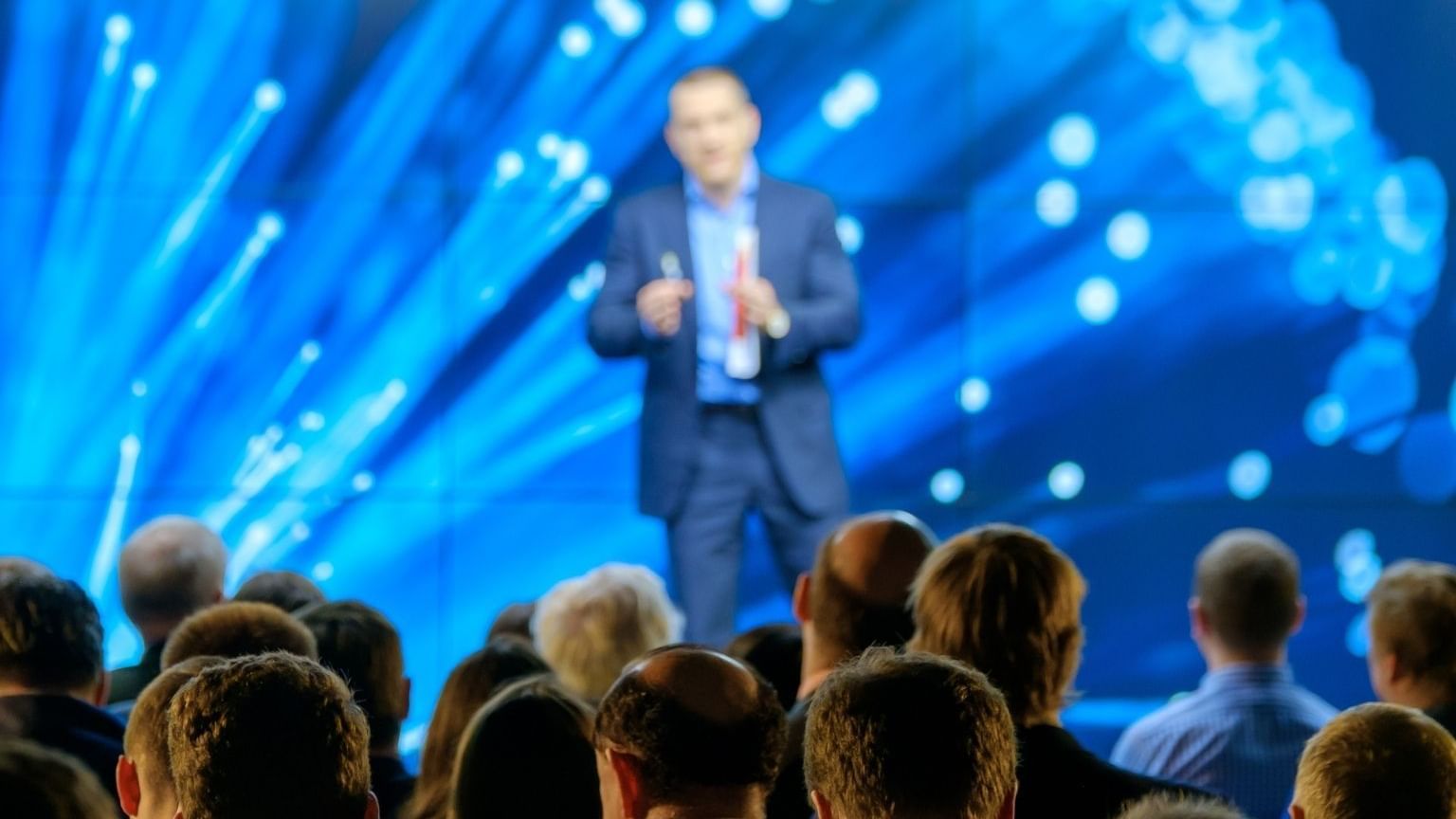 People sitting at a conference at Village Hotel Leeds North