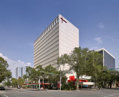 Front Exterior view of the hotel & streets at Matrix Hotel