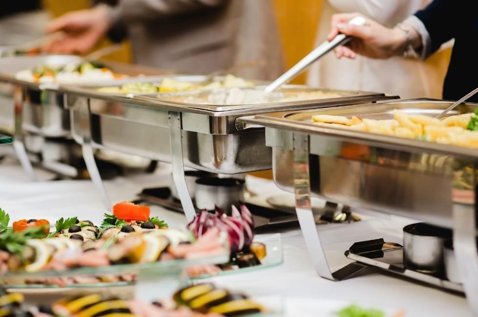 wedding buffet at gorse hill in surrey